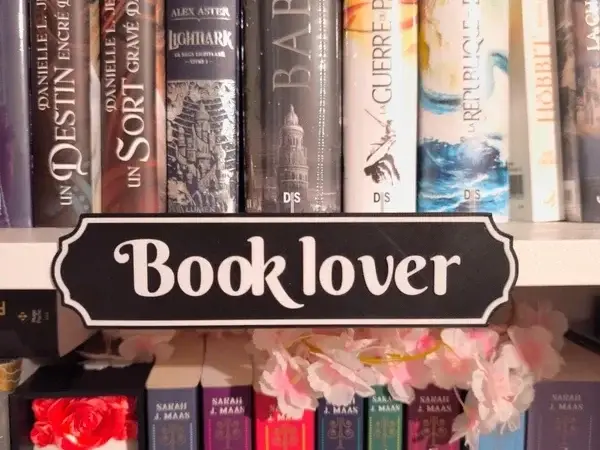 Plaque Booklover