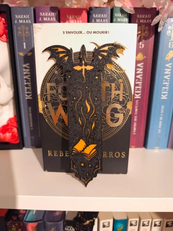 Marque-Page Inspiré Fourth Wing Book