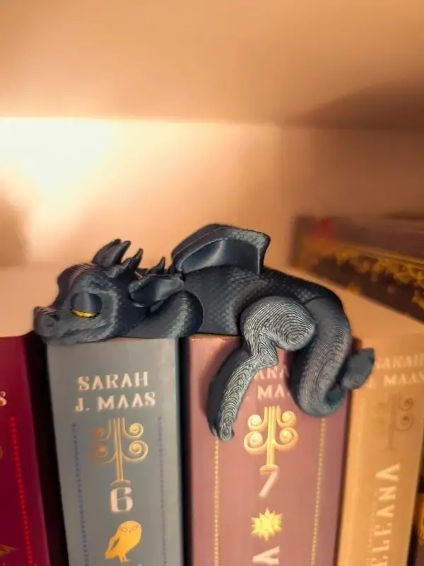 Dragon Cute Metal Bleu