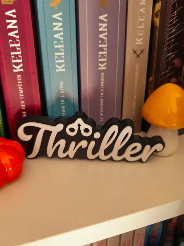 Plaque à Poser Thriller