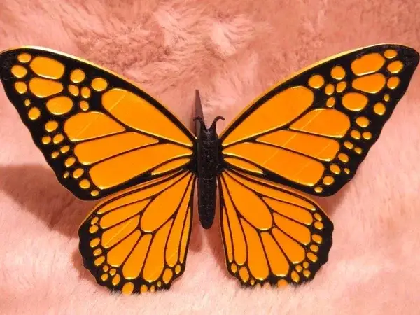 Insert Livre Butterfly Gold