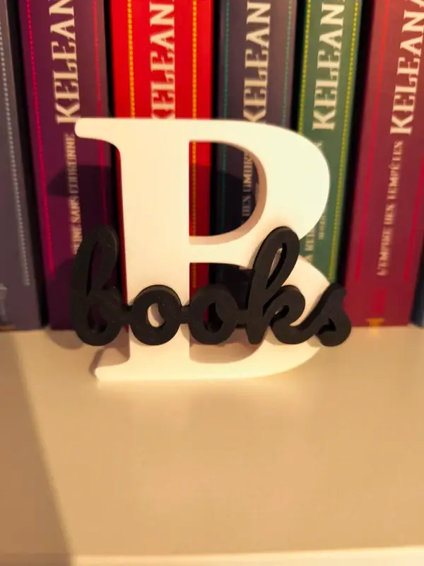 Lettre 3D B Books