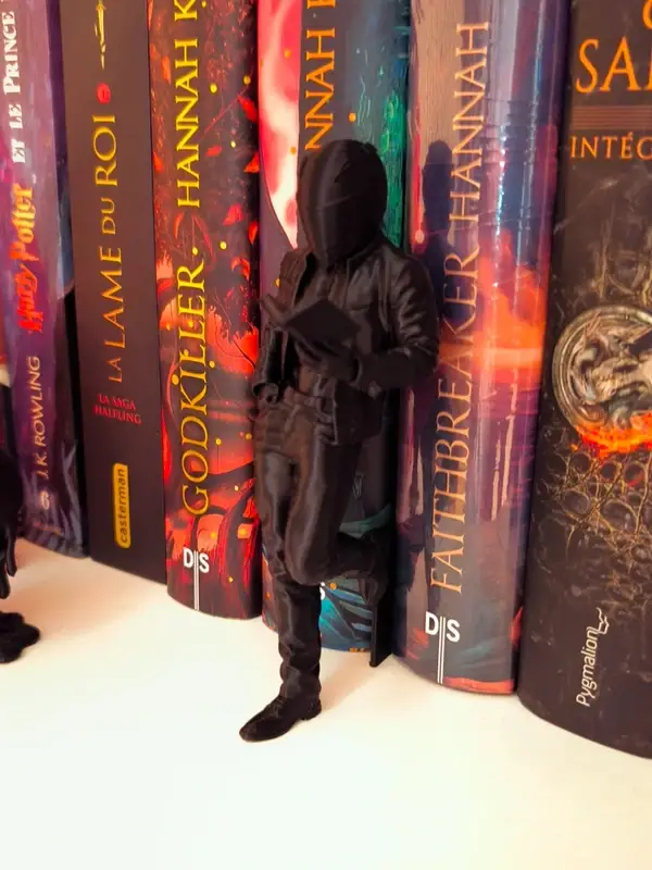 Figurine 3D Biker Reader