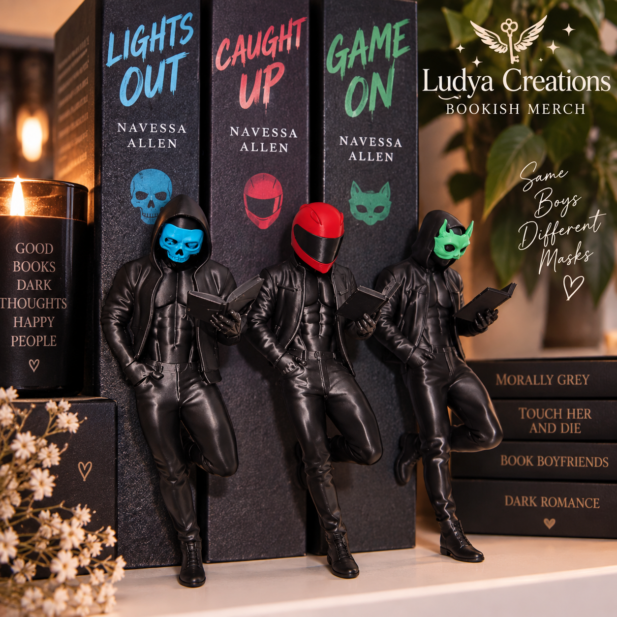 Figurines Bookish – Navessa Allen | Lights Out • Caught Up • Game On
