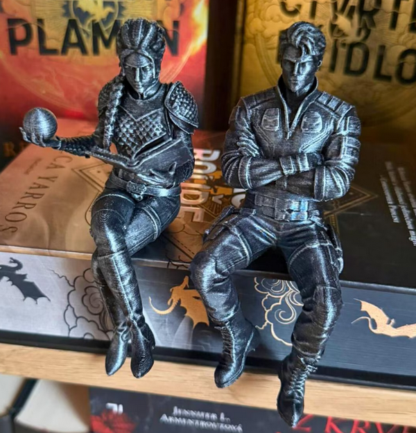 Figurine Violet et Xaden