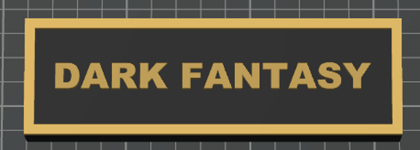 Plaque de rue Coin Droit Dark Fantasy
