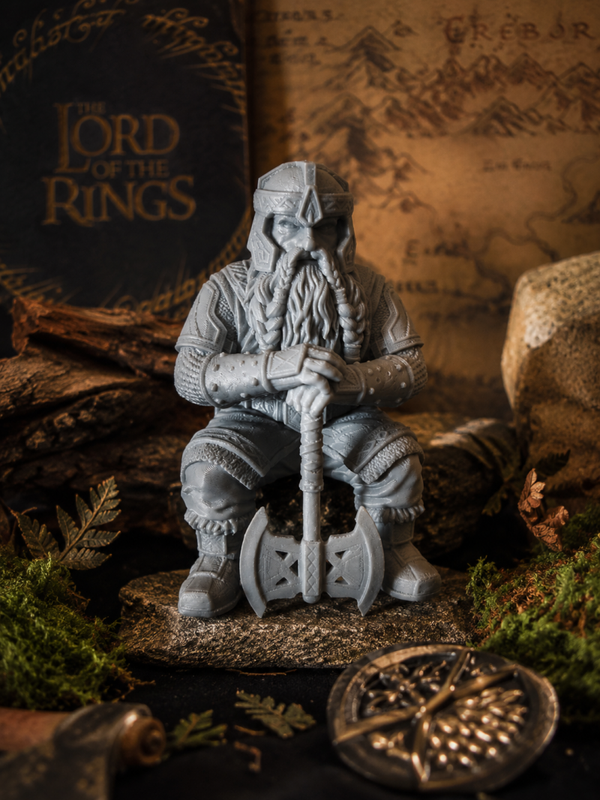 Figurine 3D Gimli Assis