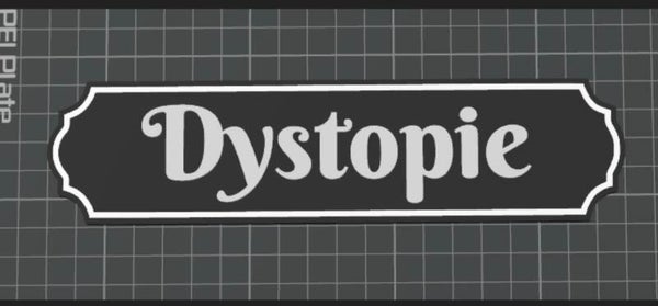 Plaque Dystopie