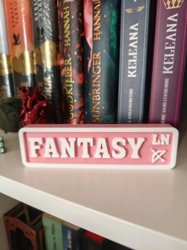 Plaque Décorative Fantasy Rose