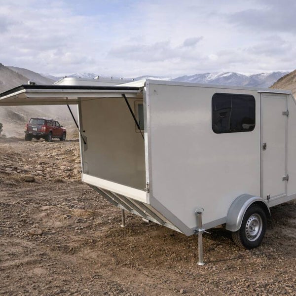 Mini caravan Carpo 1 4x4 zelfbouw: