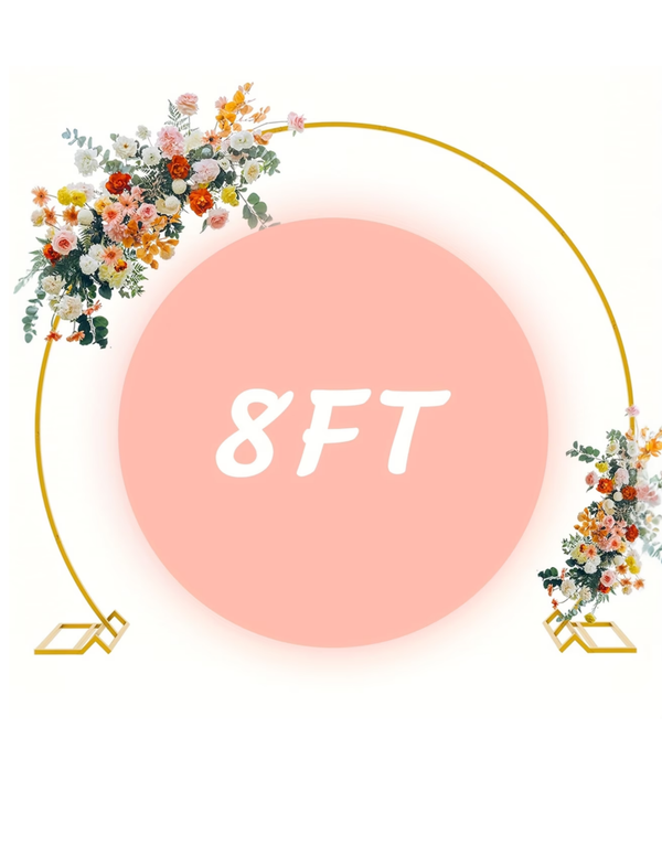 8ft  walkthrough half circle arch