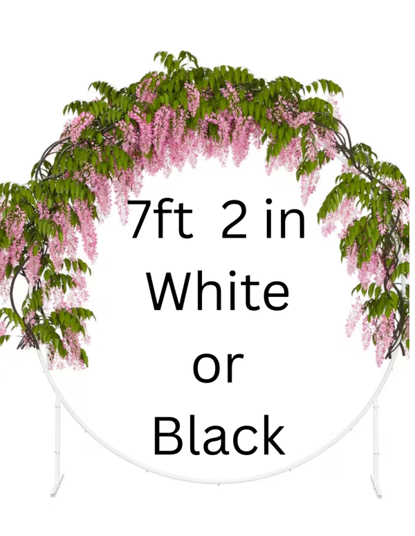 7ft 2 in metal circle arch