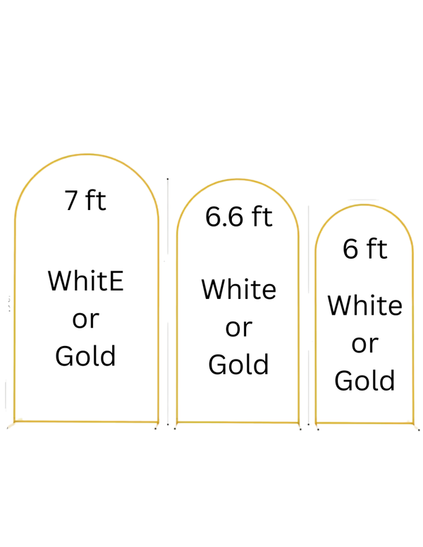 Arch rentals - metal - 3 sizes available