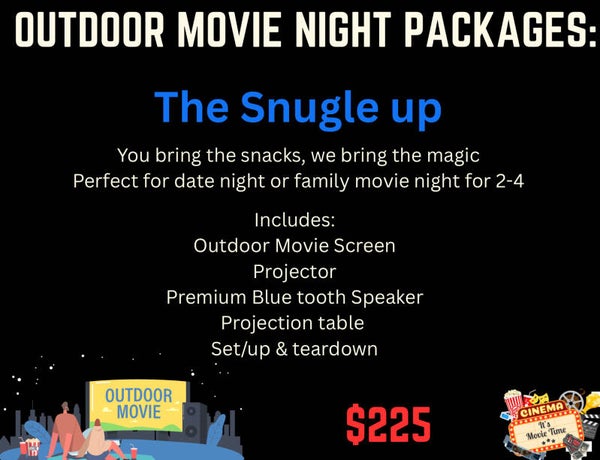 Outside movie night Package - The Snuggle Up