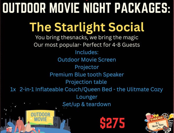 Outside movie package - The starlight social