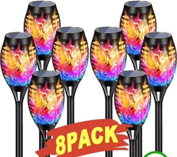 Tiki solar lights - short