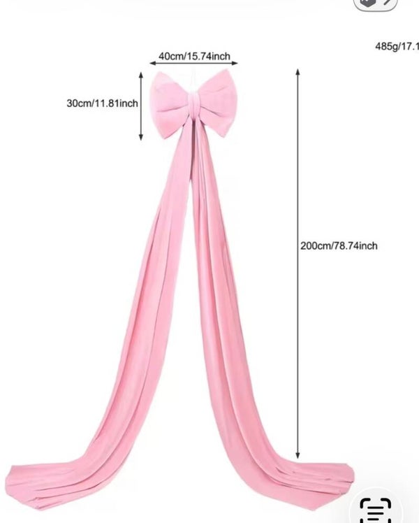 Large bow decoration