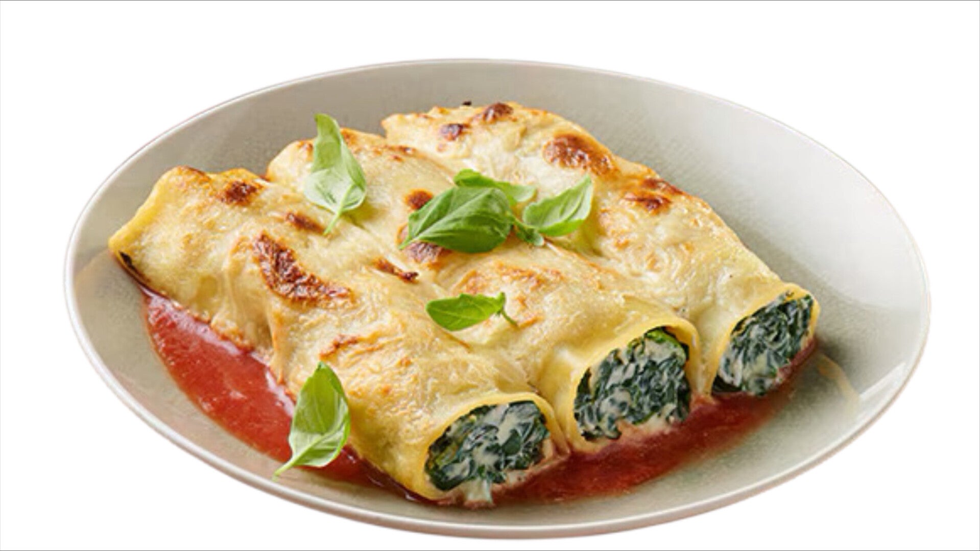 Cannelloni met spinazie en ricotta