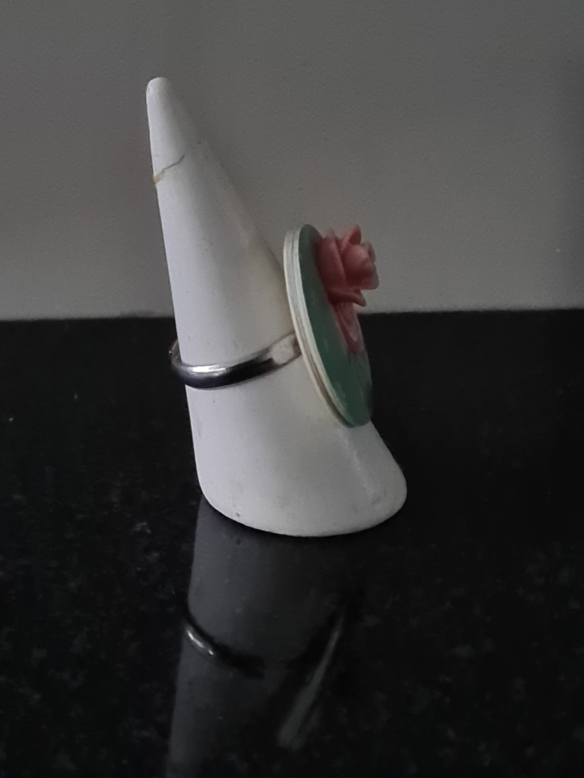 Romantische Bloemenring – Vintage stijl