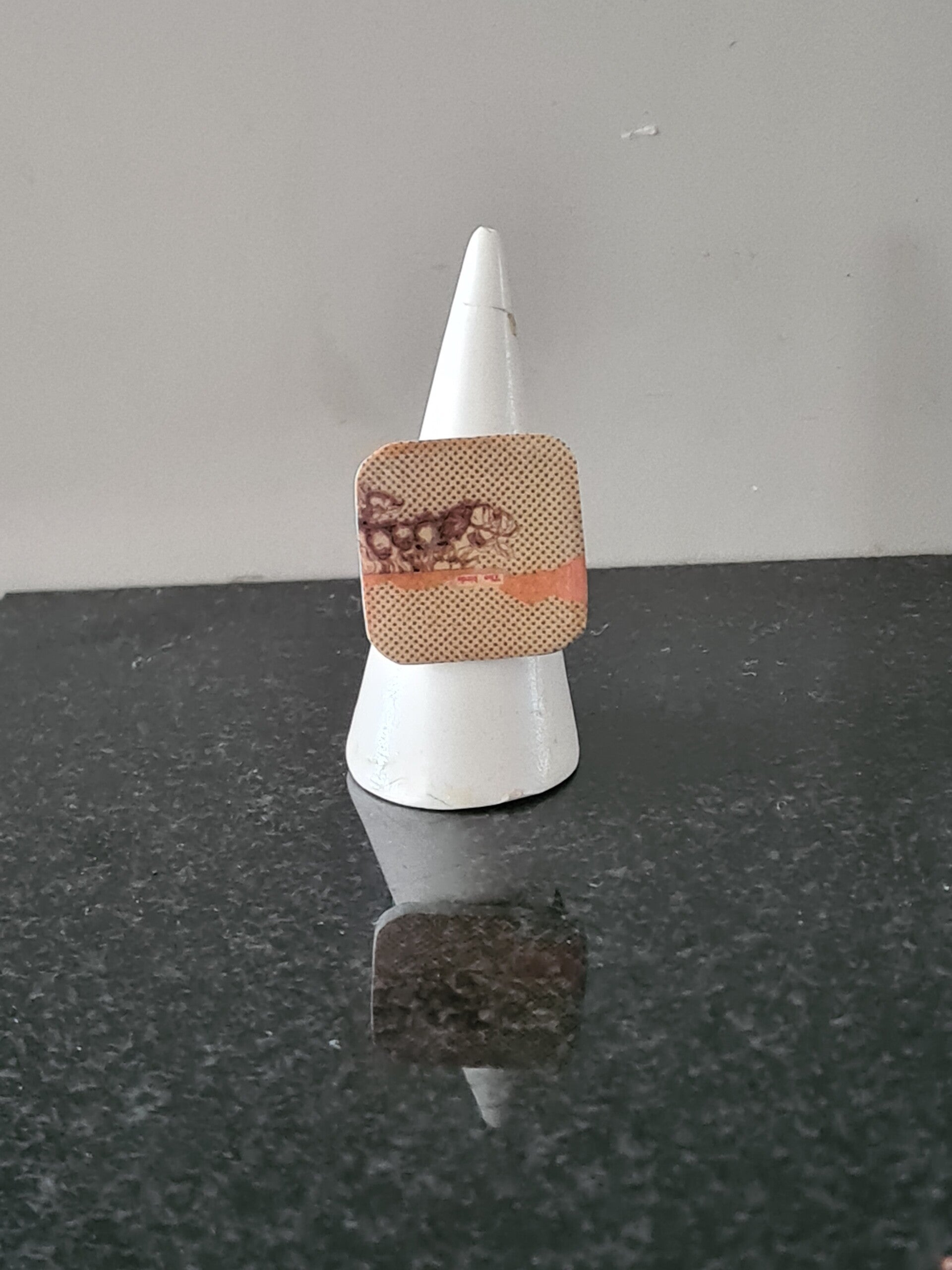 Minimalistische Zilverkleurige Ring