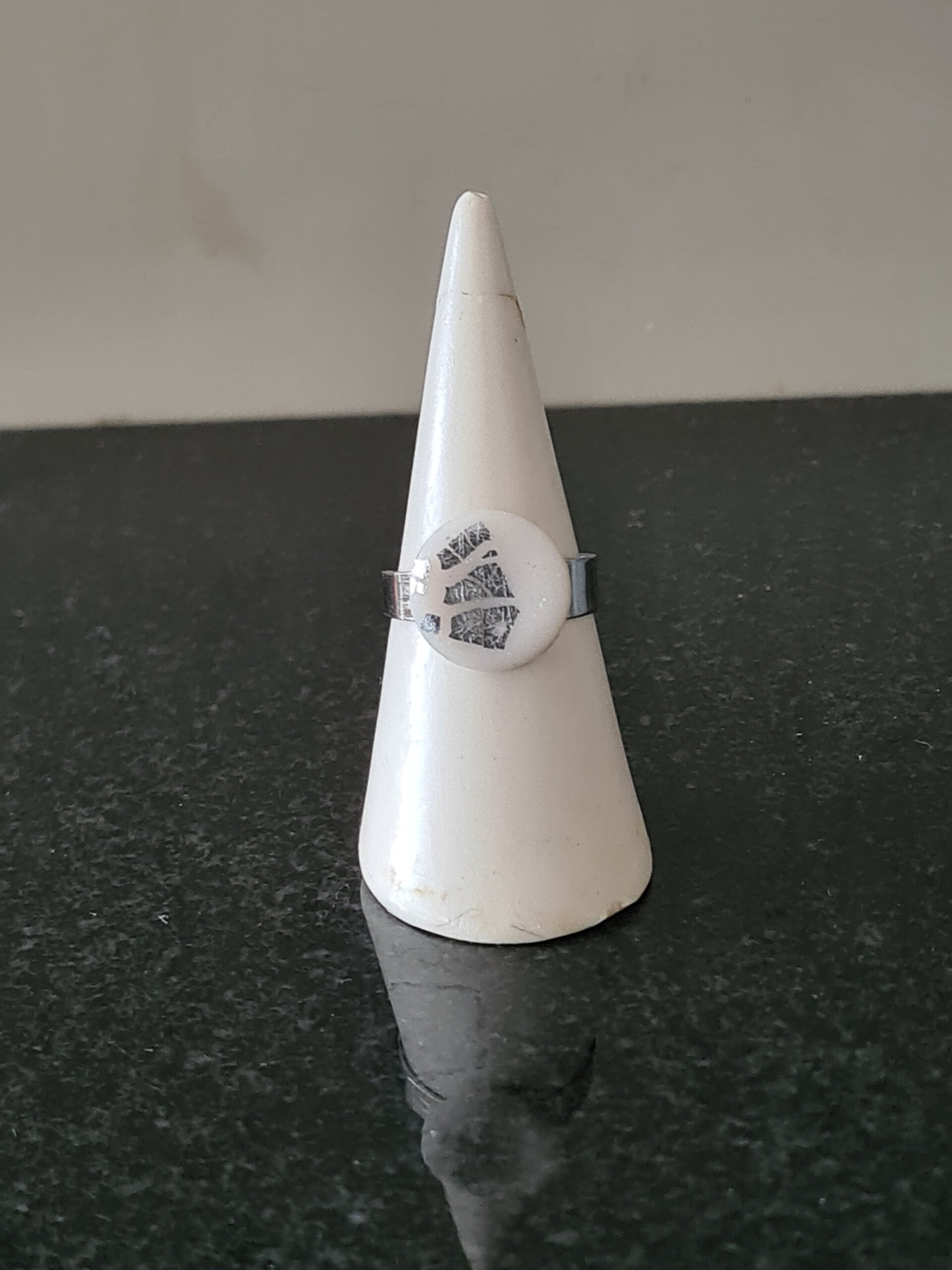 Verstelbare Ring met Ronde Cabochon – Meerdere Kleuren