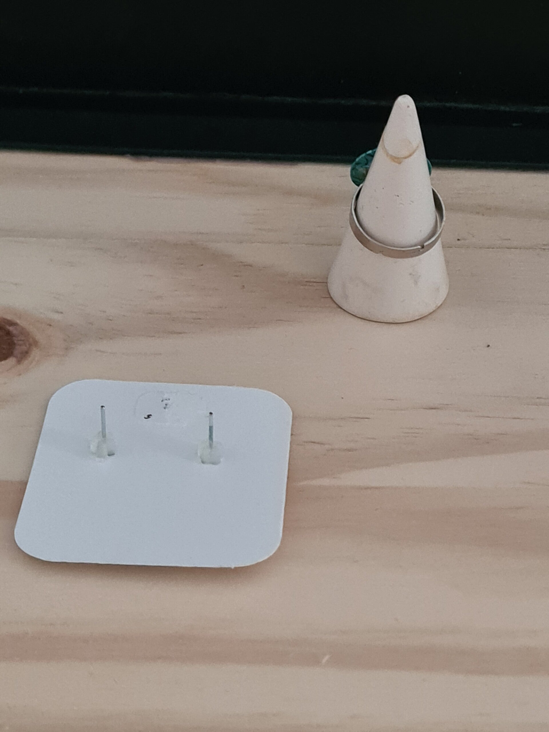 Aqua Marble Set – Oorbellen & Ring