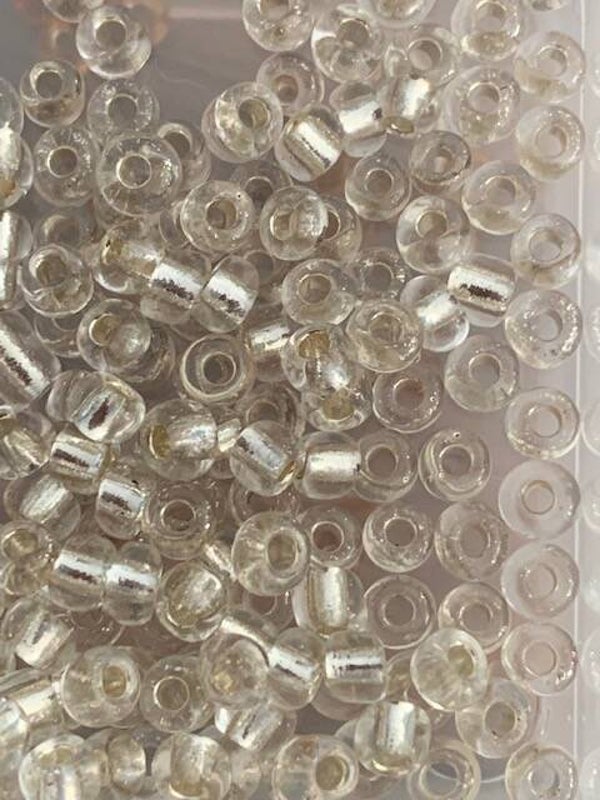 4mm rocailles - transparant