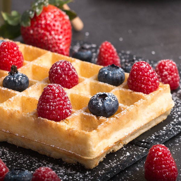 Brusselse wafel (vers fruit) (Centrum)