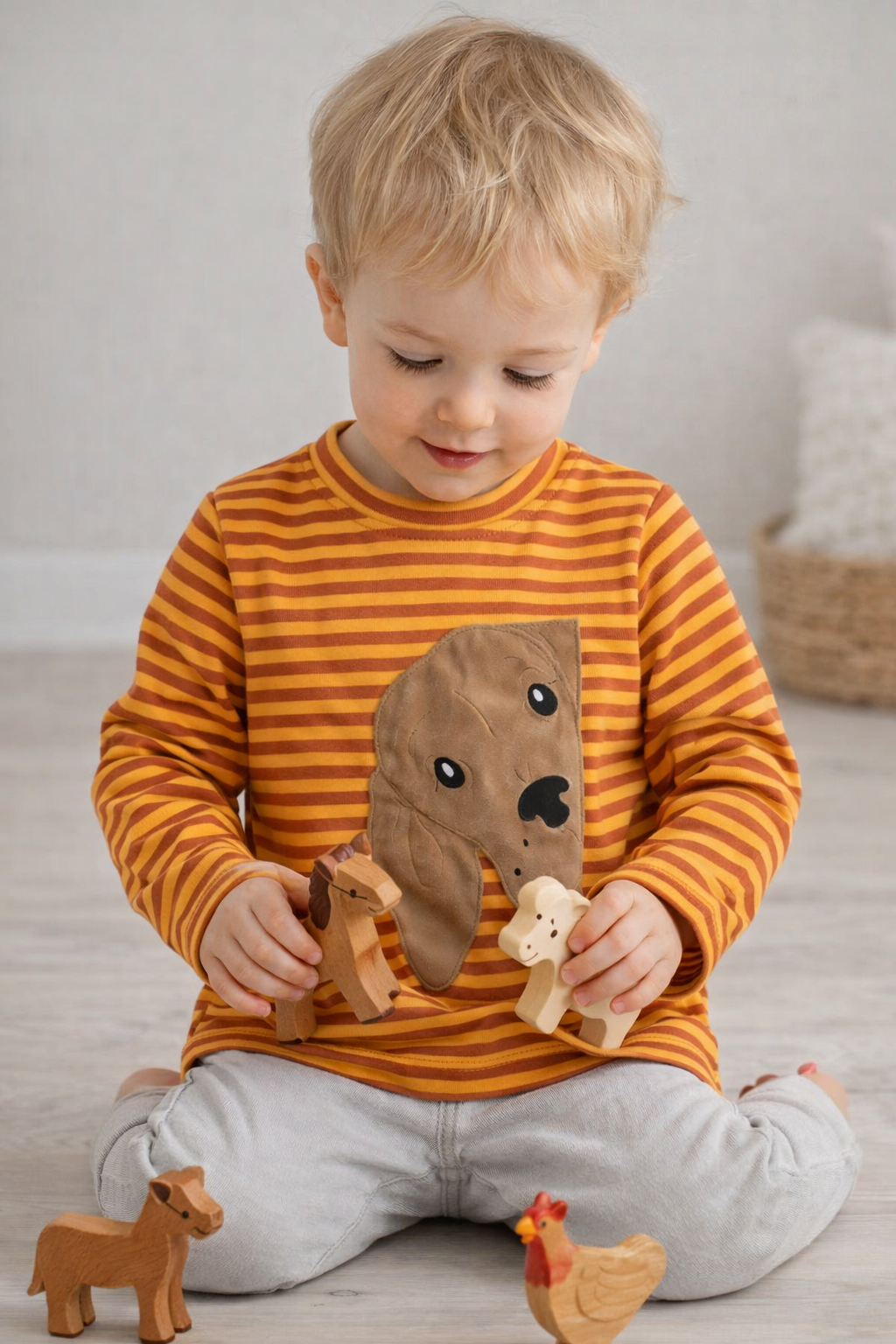 Langarmshirt mit Stickerei - Wunschdesign