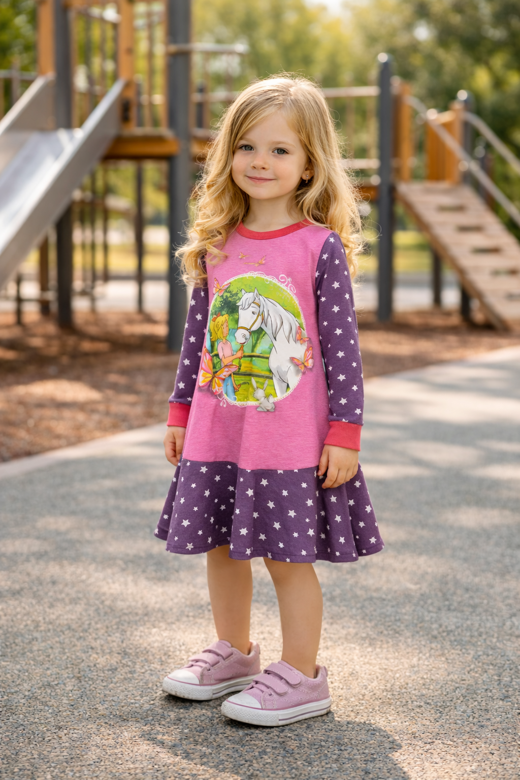 Bibi und Tina Kleid - Wunschmotiv