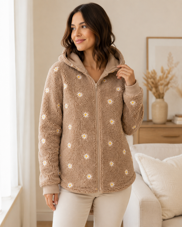 Teddyjacke Damen mit Kapuze - Wunschdesign