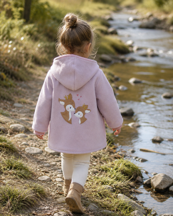 Walkjacke Gr. 104 mit Rehapplikation