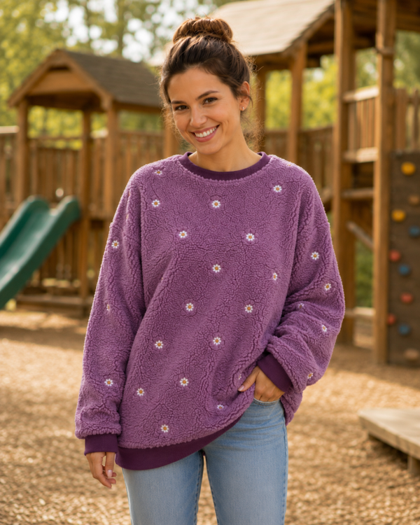 Teddypullover Oversized - Wunschdesign