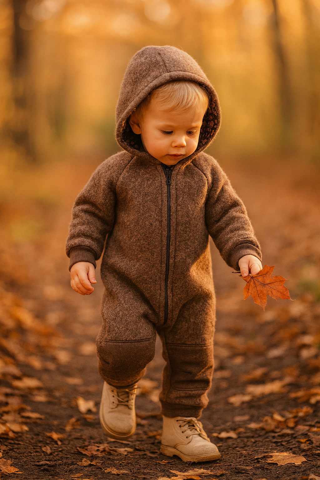 Walkoverall ungefüttert mit Reißverschluss