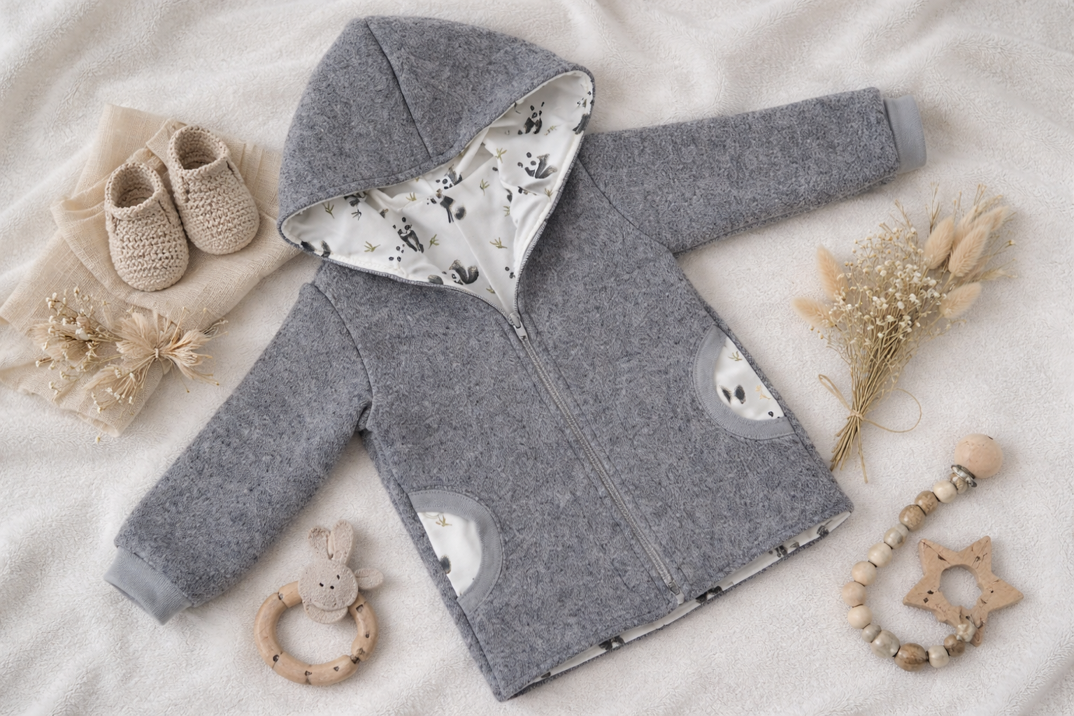 Walkjacke Reißverschluss mit Taschen - Wunschdesign