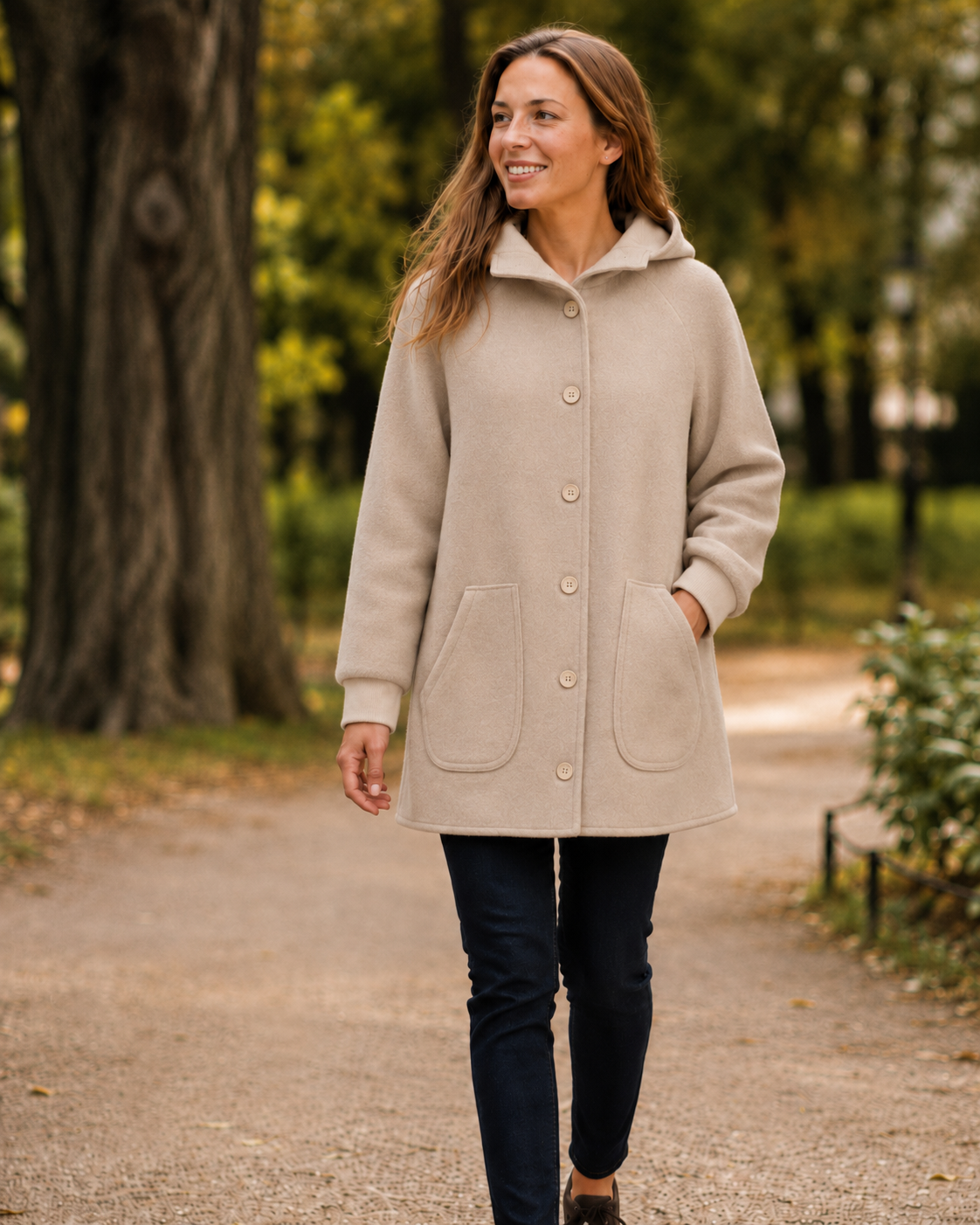 Walk-Kurzmantel Damen - Wunschdesign