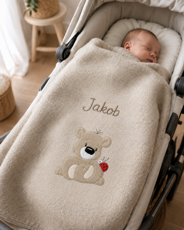Babydecke personalisierbar - Wunschdesign