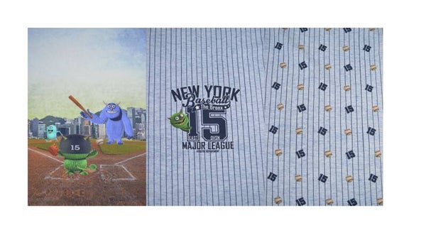 Panel Baumwolljersey kleine Monster 75x150 cm