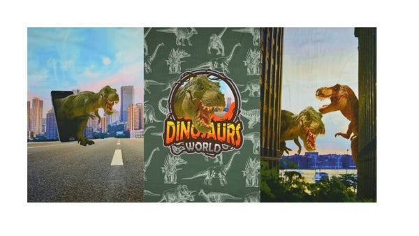 Panel Baumwolljersey Dinos 75x150 cm