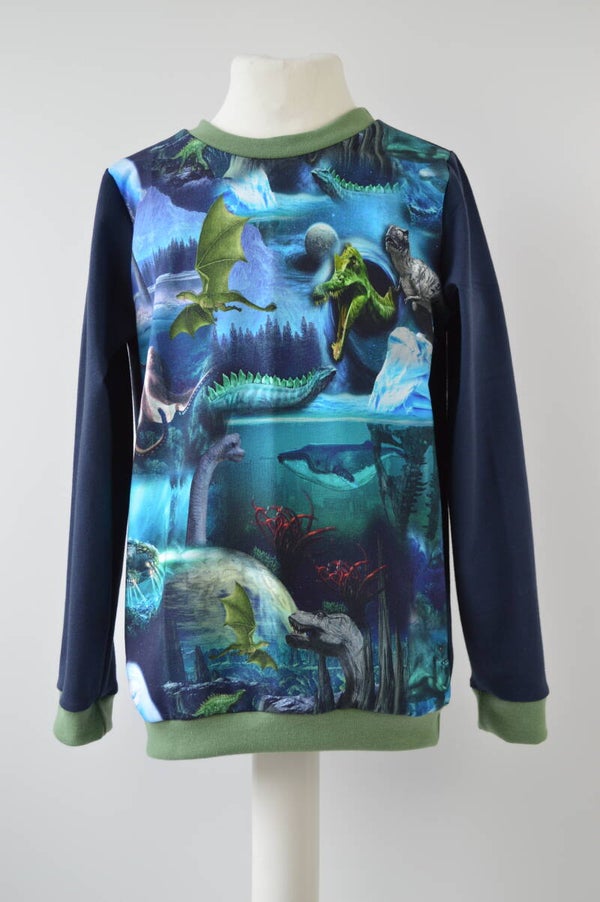 Pullover Dinosaurier Wimmel