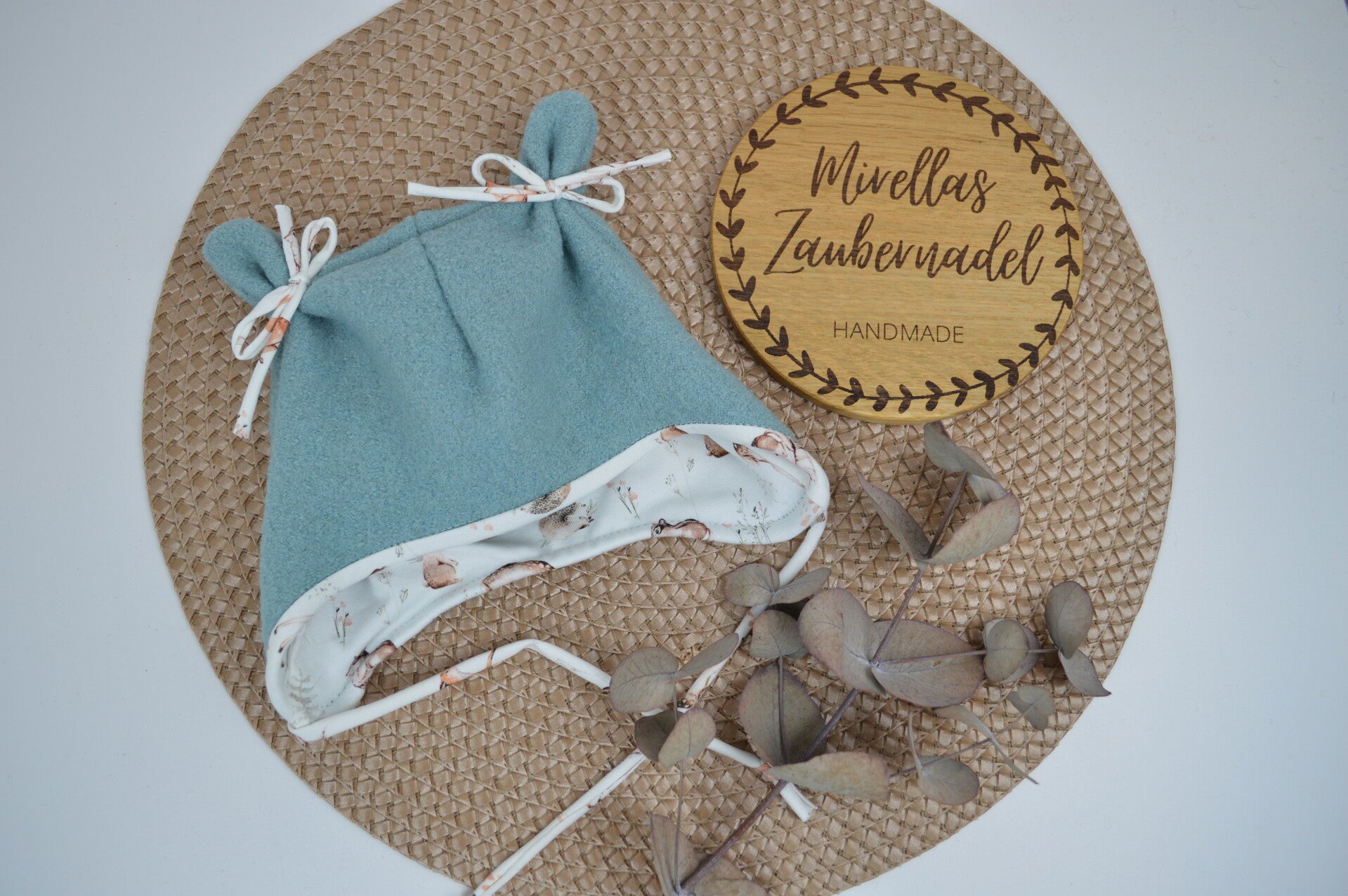 Walkmütze mit Öhrchen