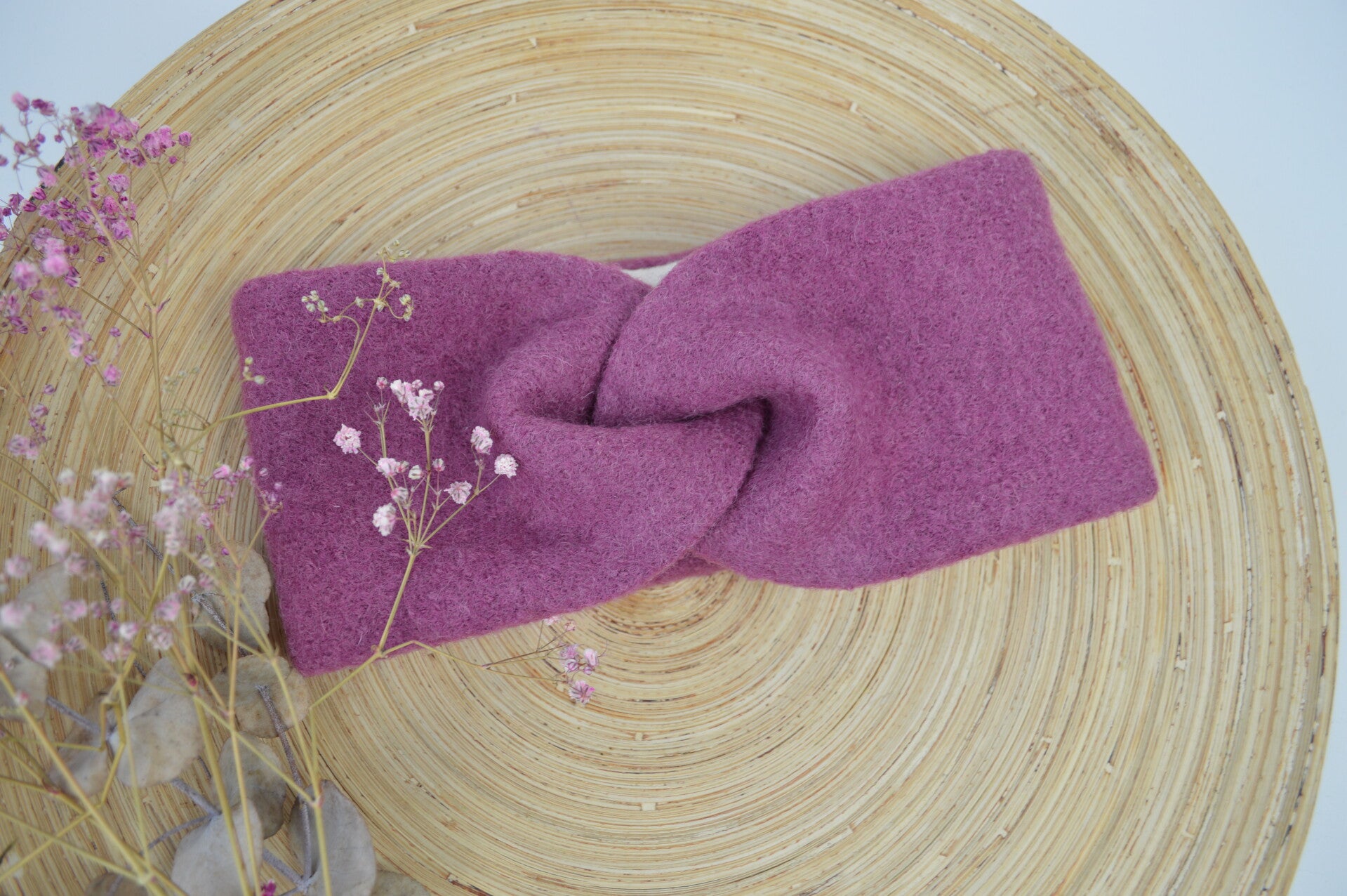 Walk - Baumwollfleece Stirnband Twist - Wunschdesign