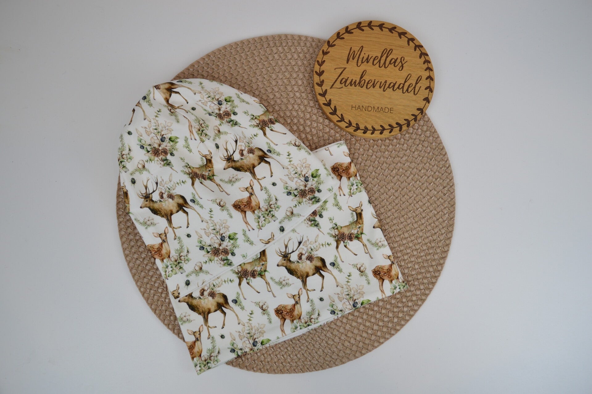 Beanie Loop Set Rehe und Hirsche KU 49/50