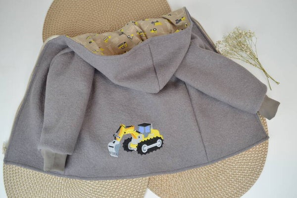 Walkjacke Lycka Bagger Gr. 98