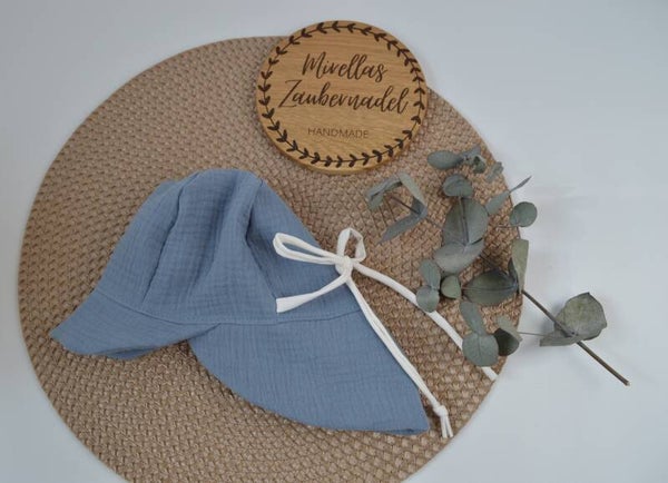 Sonnenhut aus Musselin - Wunschdesign