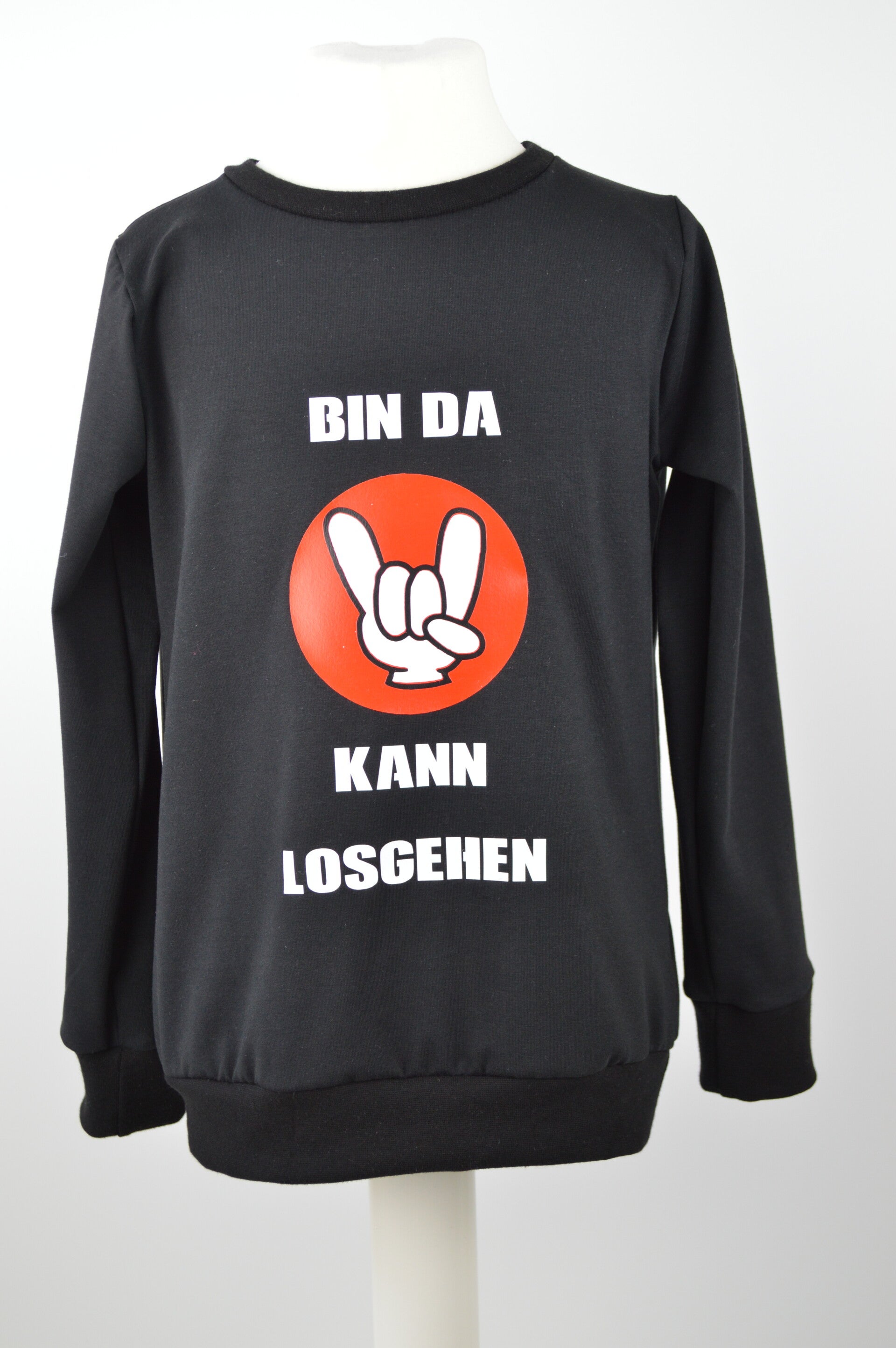 Pullover Sprücheshirt Gr. 116