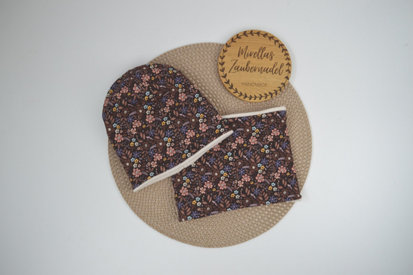 Beanie Loop Set mit Fleece - Wunschdesign