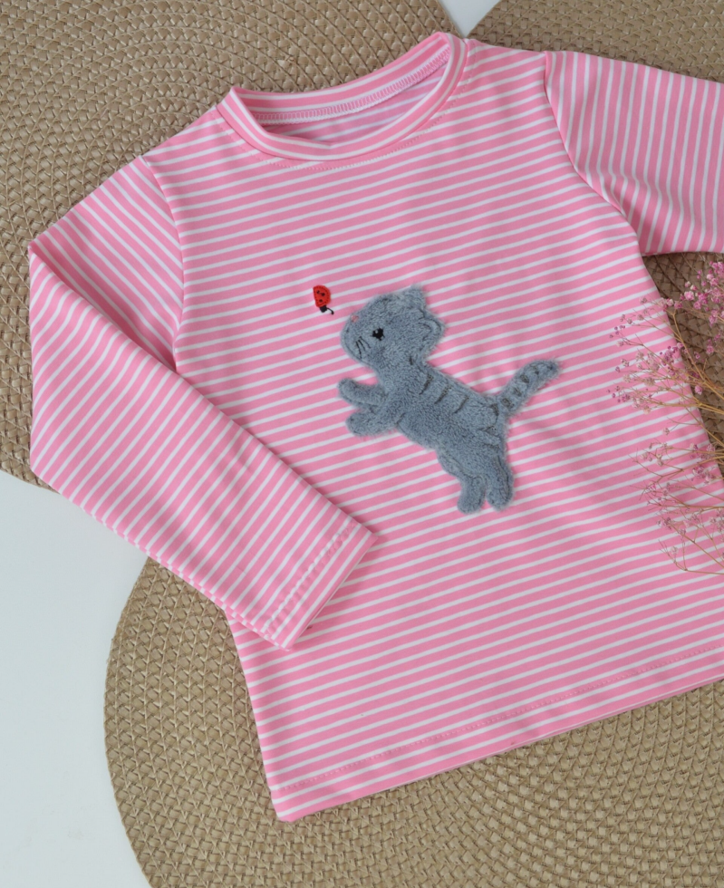 Langarmshirt Mimi fängt den Käfer Gr. 104