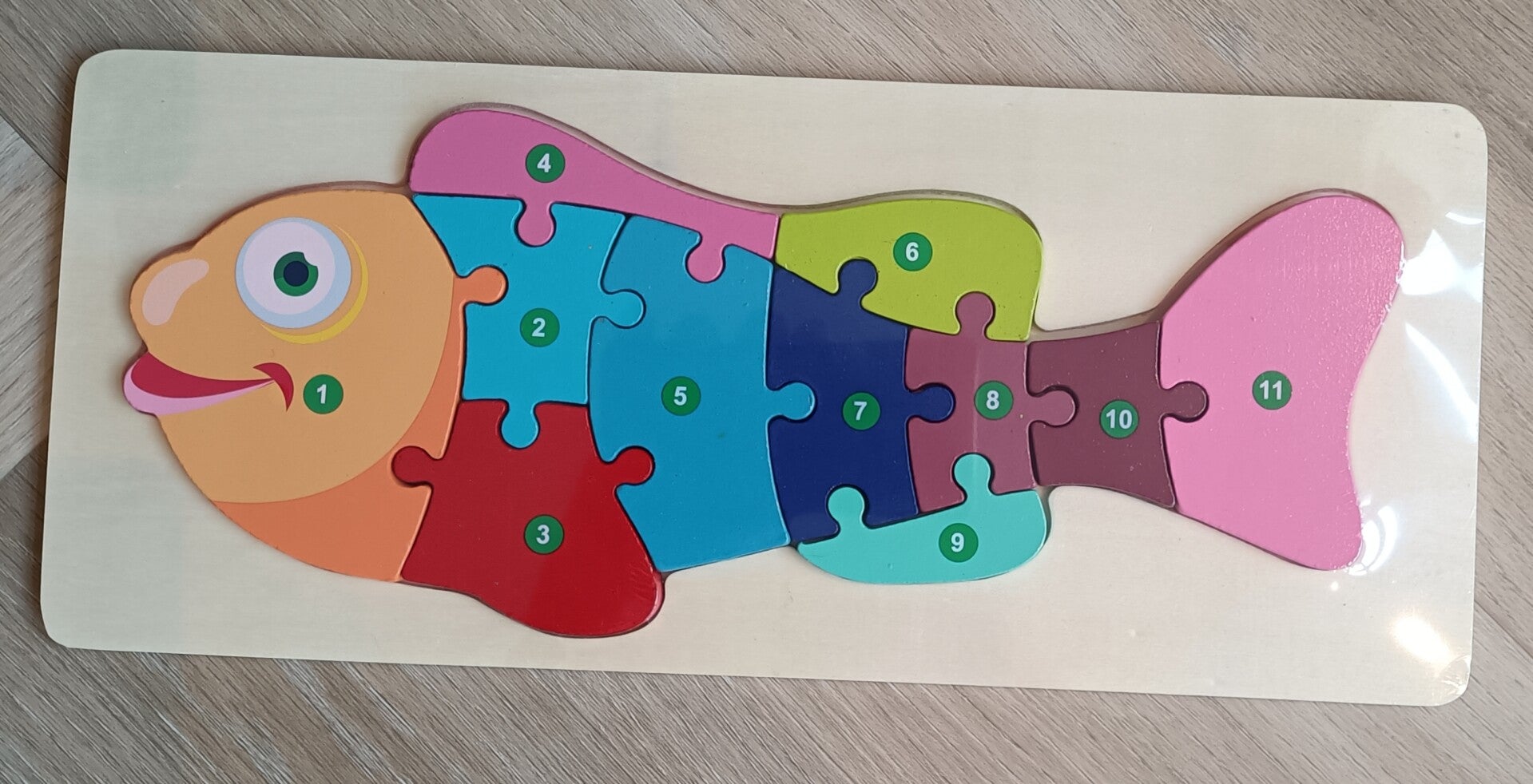 Vrolijke vis puzzel