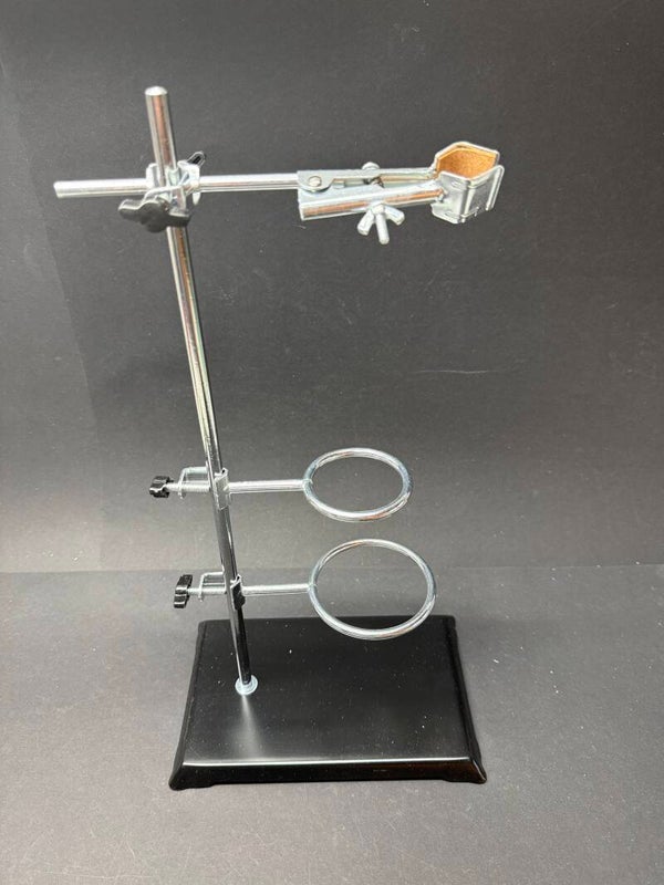 Stativset 35 cm mit Muffen und Klammern